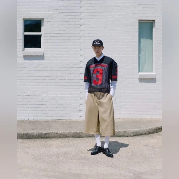 Willy Chavarria men’s mesh football jersey size L - Picture 4 of 13